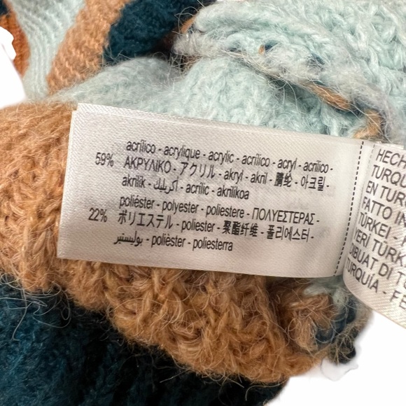 Zara Kids Striped Chunky Knit Sweater - Youth Large 13/14 - Picture 10 of 12